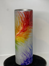 Load image into Gallery viewer, 051 RTS 30oz rainbow, electric feather
